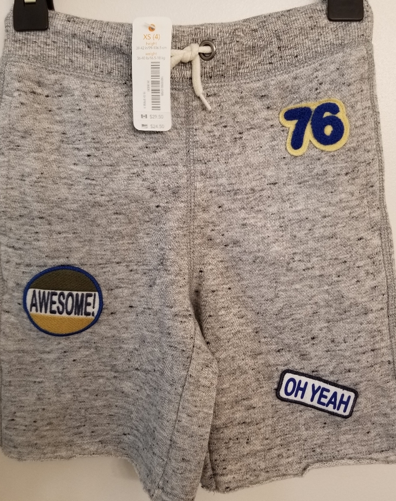 Boys Gymboree shorts 4 (XS) light gray
